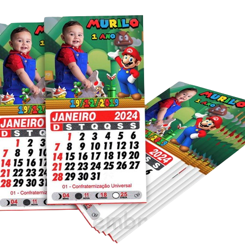 IMÃ CALENDARIO PERSONALIZADO